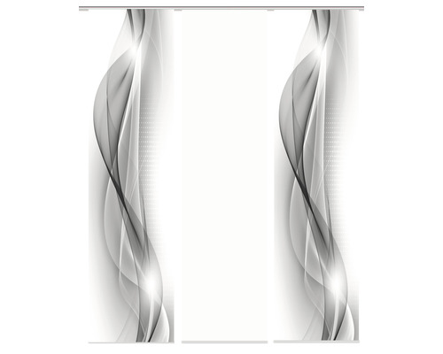 Porte coulissante avec motif abstrait
