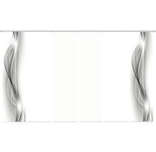 Porte coulissante avec motif abstrait pour intérieurs
