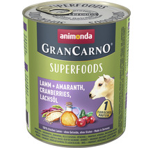 Hundefutter nass animonda Gran Carno Superfood Lamm & Amaranth 800 g-thumb-0