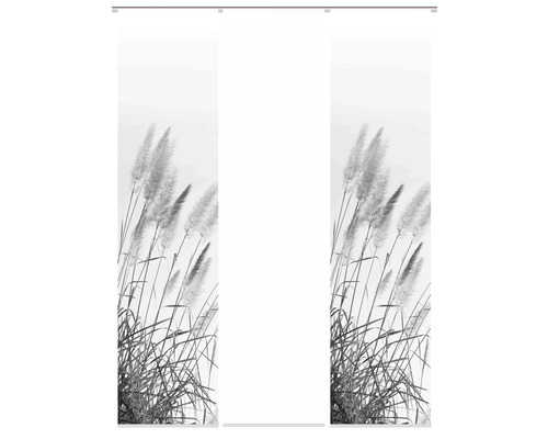 Store latéral en bambou avec motif d''herbes