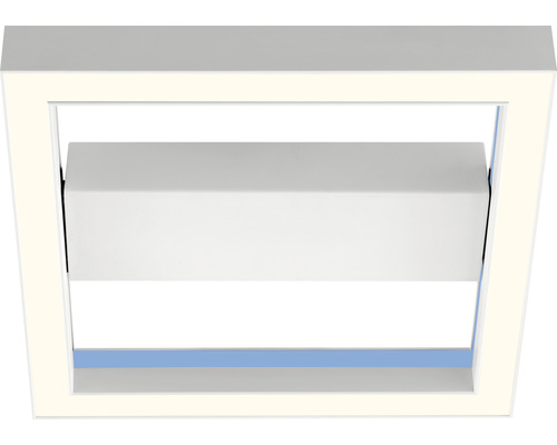 Luminaire encastrable au plafond avec cadre rectangulaire