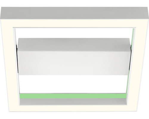 Plafonnier rectangulaire avec éclairage indirect