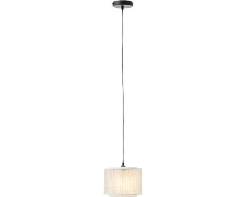 Suspension avec abat-jour en tissu pour intérieur