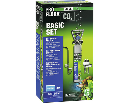 Kit de système de fertilisation au CO2 JBL PROFLORA CO² Basic M JBL ProFlora CO2 Basic Set pour aquariums