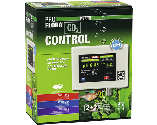 Ordinateur de mesure, ordinateur de commande JBL PROFLORA CO² Control JBL ProFlora CO2 Control Emballage pour aquariums