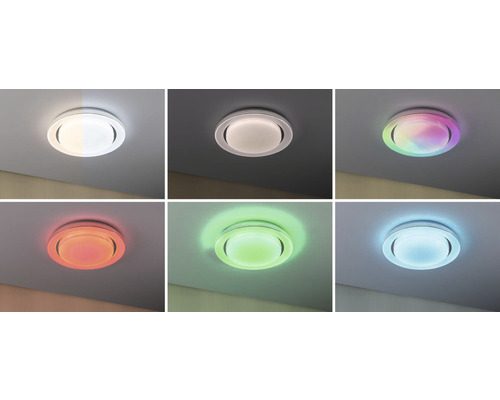 Deckenleuchte mit verschiedenen Farbeinstellungen