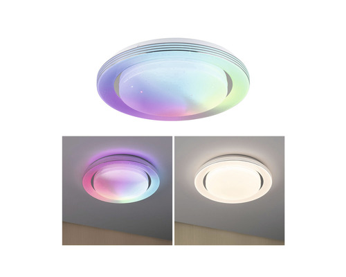 Deckenleuchte mit Farbwechsel und verschiedenen Beleuchtungsmodi
