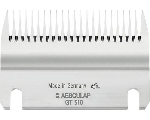 Schermesser Econom Aesculap GT510, Untermesser (24 Zähne) Aesculap Scherkopf GT 510 für Schermaschine