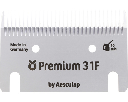 Kit de lame de coupe Premium, cheval, corps contre corps Tête de coupe Aesculap Premium 31F pour tondeuse pour animaux