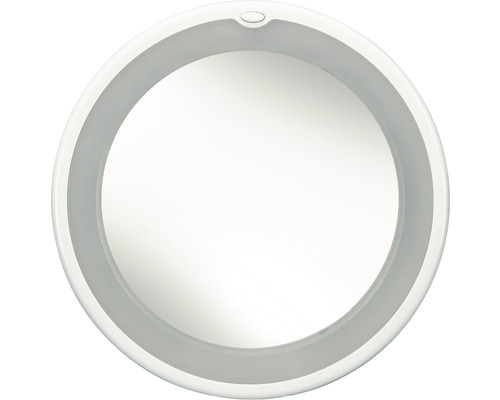Miroir de maquillage Flexy quintuple agrandissement avec éclairage