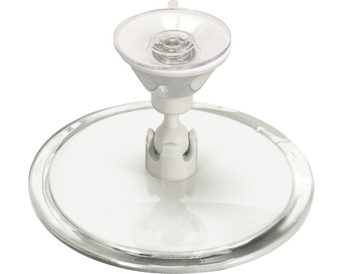 Miroir cosmétique rond avec ventouse de fixation