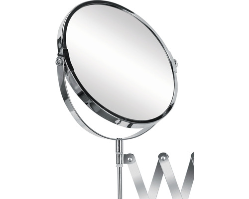 Miroir de courtoisie ajustable en métal pour montage mural