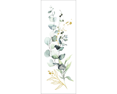 Tableau sur toile arrangement eucalyptus 27x77 cm