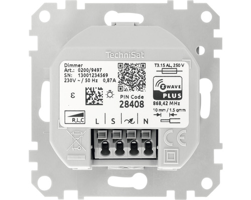 TechniSat Dimmer-Einsatz mit Repeater Funktion geeignet für Merten System M - Kompatibel mit SMART HOME by hornbach