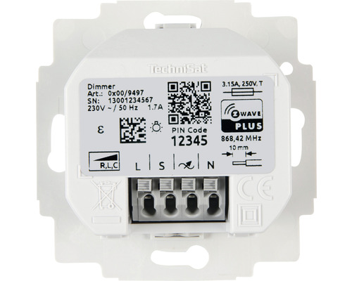 TechniSat Dimmer-Einsatz mit Repeater Funktion geeignet für Busch