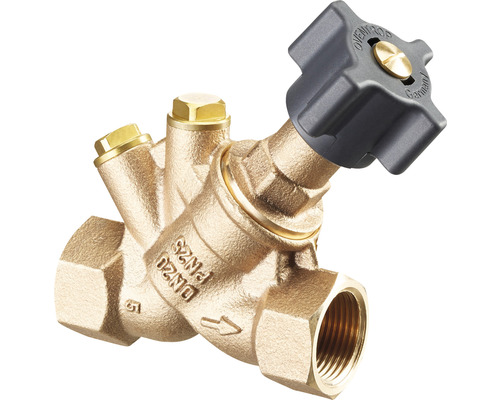 Robinet d'arrêt Oventrop Hydrocontrol ATR DN15 FI1/2" bronze avec bouchon obturateur