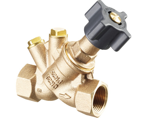 Robinet d'arrêt Oventrop Hydrocontrol ATR 1" DN25 FI 1" bronze avec bouchon obturateur