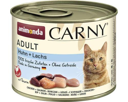 Pâtée pour chat animonda Carny Adult poulet & saumon 200 g