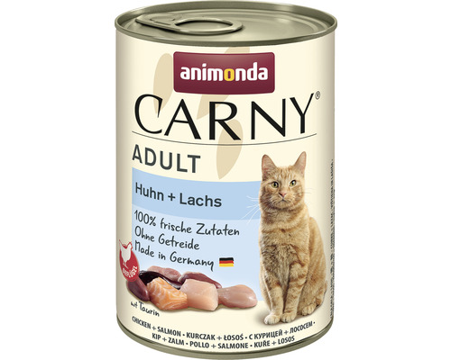 Pâtée pour chat animonda Carny Adult poulet & saumon 400 g