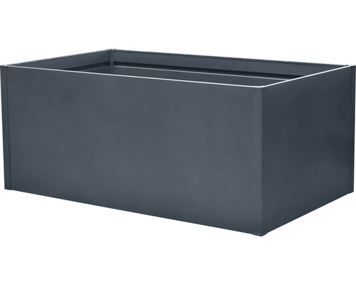 Rechteckiger Pflanzkasten aus Metall