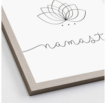 Gerahmtes Bild Namaste 33x33 cm