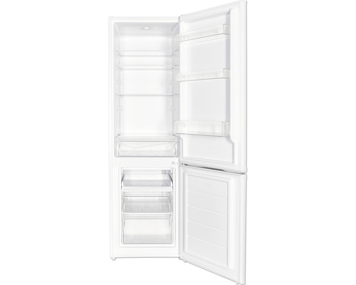 Réfrigérateur congélateur PKM KG240EW lxhxp 50.00 x 142.20 x 56.00 cm compartiment de réfrigération 121 l compartiment de congélation 52 l