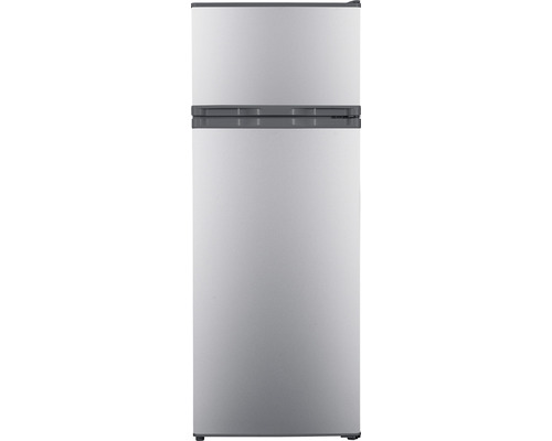 Réfrigérateur congélateur PKM GK212 SI lxhxp 54.50 x 143.00 x 55.50 cm compartiment de réfrigération 169 l compartiment de congélation 37 l