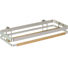 Porte essuie-tout Wenko Turbo-Loc Premium + adaptateur argent/bambou