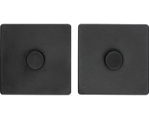 Zwei quadratische Möbelknöpfe