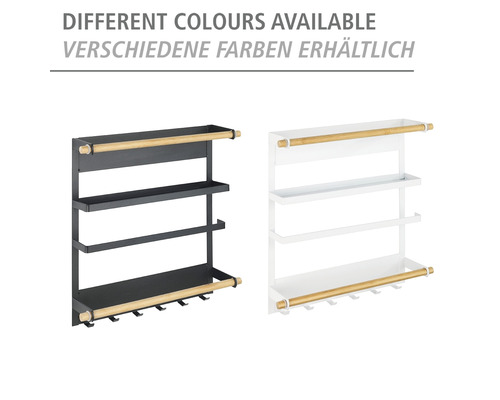 Magnetisches Küchenregal in zwei Farbvarianten