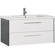 Bâti-support pour vasque Marlin 3400 blanc anthracite 100 cm