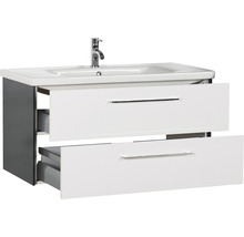 Bâti-support pour vasque Marlin 3400 blanc anthracite 100 cm