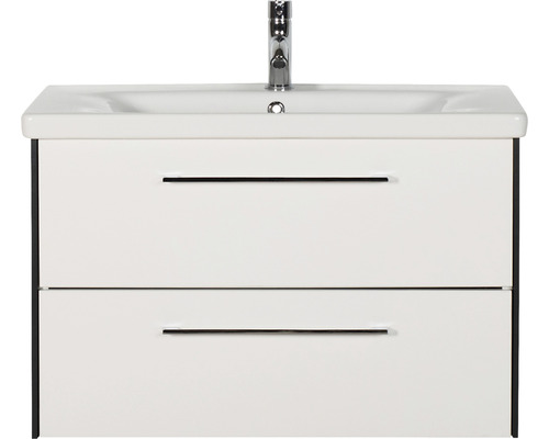 Waschtisch mit zwei Schubladen und Armatur