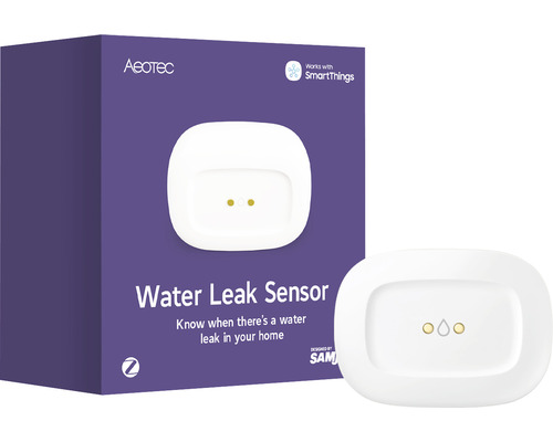 Détecteur de fuite d''eau Aeotec avec emballage correspondant