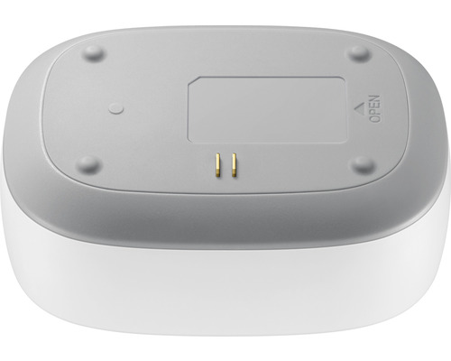 Dessous d''une balance électronique avec compartiment à piles