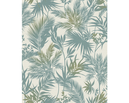 Papier peint intissé vinyle 704112 Kalahari jungle feuilles Papier peint avec motif de plantes tropicales