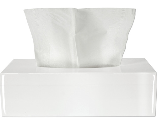 Support de mouchoir en papier Kleine Wolke Tissue blanc 8044100060
