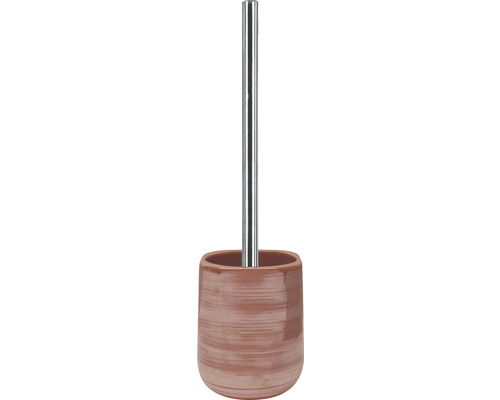 WC-Bürstengarnitur Kleine Wolke Argentic siena 8470325856 Toilettenbürstenhalter mit Edelstahlstiel