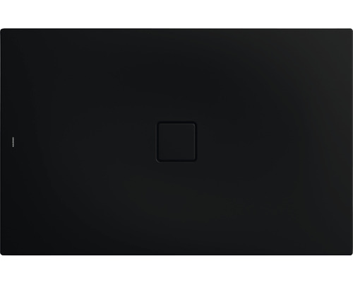 Duschwanne KALDEWEI CONOFLAT 867-1 180 x 100 x 3.2 cm schwarz matt 468400010676 Schwarze Duschwanne mit quadratischem Ablauf