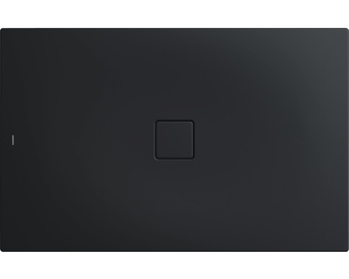 Duschwanne KALDEWEI CONOFLAT Secure Plus 861-1 160 x 100 x 3.2 cm warm grey 85 matt vollflächige Antirutschbeschichtung 467700012674 Rechteckige Duschwanne aus Mineralguss mit mittigem Ablauf