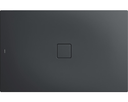Duschwanne KALDEWEI CONOFLAT Secure Plus 857-1 150 x 100 x 3.2 cm cool grey 90 matt vollflächige Antirutschbeschichtung 467300012667 Duschwanne aus Mineralguss mit quadratischem Ablauf