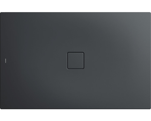 Receveur de douche KALDEWEI CONOFLAT 796-1 140 x 100 x 3.2 cm cool grey 90 mat 466600010667 Receveur de douche en fonte minérale avec écoulement carré