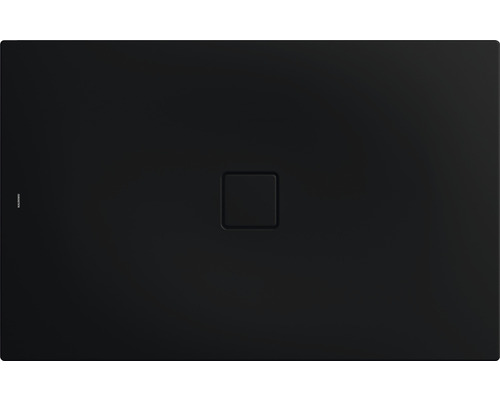 Duschwanne KALDEWEI CONOFLAT 785-1 120 x 90 x 3.2 cm schwarz matt 465500010676 Schwarze Duschwanne mit quadratischem Ablauf