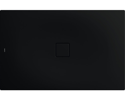 Duschwanne KALDEWEI CONOFLAT 781-1 100 x 80 x 3.2 cm schwarz matt 465100010676 Schwarze Duschwanne mit quadratischem Ablauf