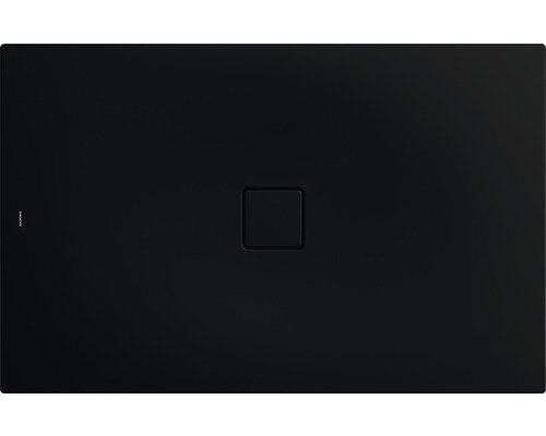 Duschwanne KALDEWEI CONOFLAT Secure Plus 780-1 90 x 80 x 3.2 cm schwarz matt vollflächige Antirutschbeschichtung 465000012676