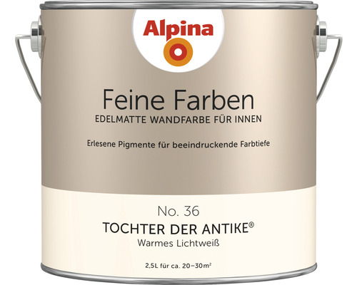 Alpina Feine Farben konservierungsmittelfrei Tochter der Antike 2,5 L Alpina Feine Farben Innenwandfarbe, Farbton Tochter der Antike, 2,5 Liter