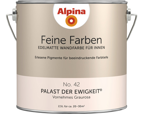 Alpina Feine Farben konservierungsmittelfrei Palast der Ewigkeit 2,5 L Alpina Feine Farben Innenwandfarbe, 2,5 Liter, Palast der Ewigkeit