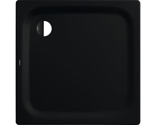 Receveur de douche KALDEWEI SUPERPLAN CLASSIC Secure Plus 386-1 80 x 80 x 2.5 cm noir mat surface entièrement antidérapante 447500012676 Receveur de douche carré en fonte minérale