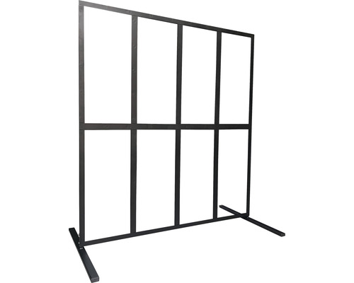 Dekorationsrahmen aus Metall mit rechteckigen Abschnitten als Hintergrundelement