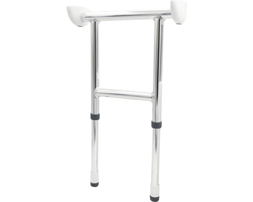 Adaptateur XL pour siège rabattable RIDDER Pro réglable en hauteur chrome A141100 Aide à l''entrée de baignoire en aluminium